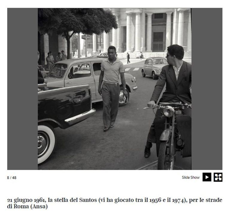 بيليه في باريولي بيليه أسطورة كرة القدم البرازيلية