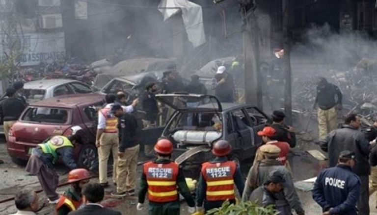 تفجير سابق في جنوب غرب باكستان