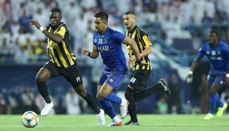 من مباراة الاتحاد والهلال