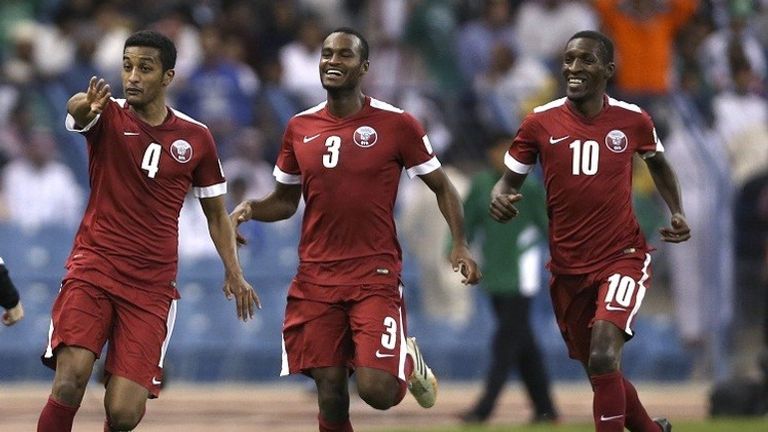 نجوم قطر منتخب قطر بطل "خليجي 22"