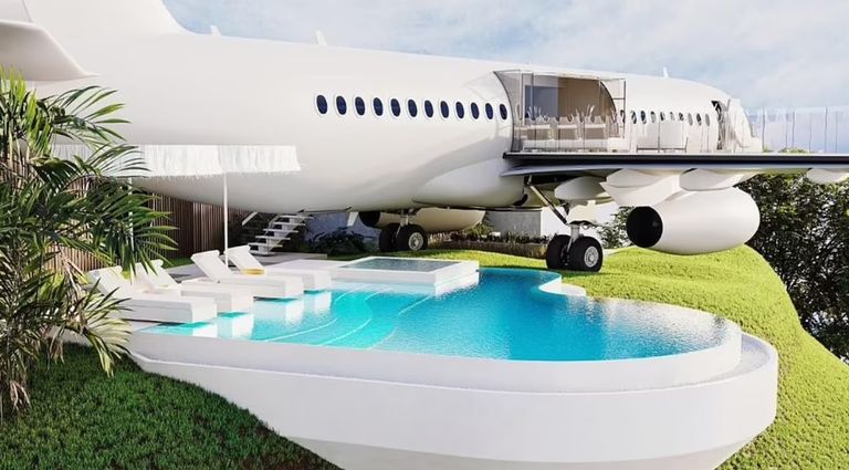 طائرة Private Jet Villa by Hanging Gardens Air