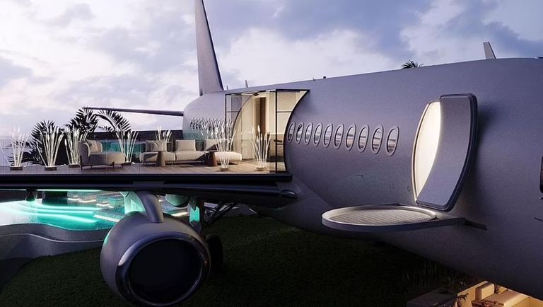 طائرة Private Jet Villa by Hanging Gardens Air