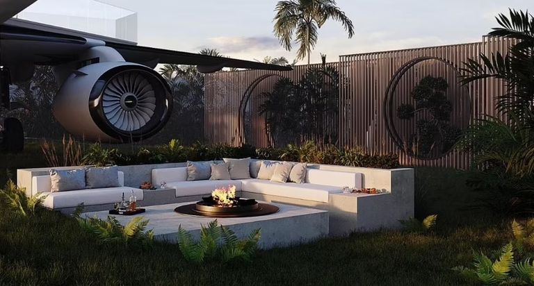 طائرة Private Jet Villa by Hanging Gardens Air