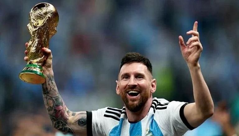 ليونيل ميسي بطل كأس العالم 2022