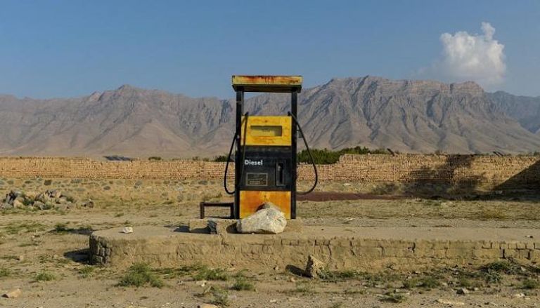 محطة وقود مهجورة في أفغانستان