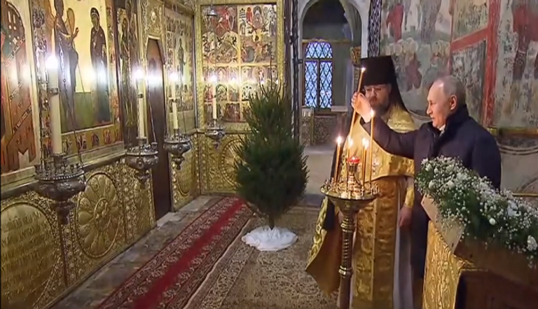 بوتين بكاتدرائية 