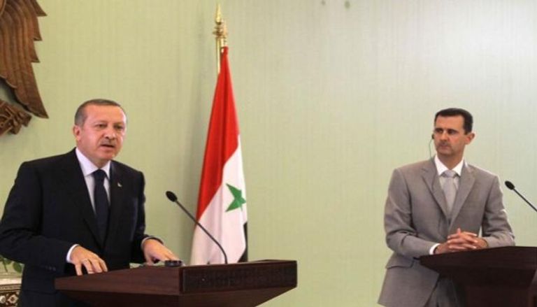 لقاء قديم يجمع الرئيسان السوري والتركي