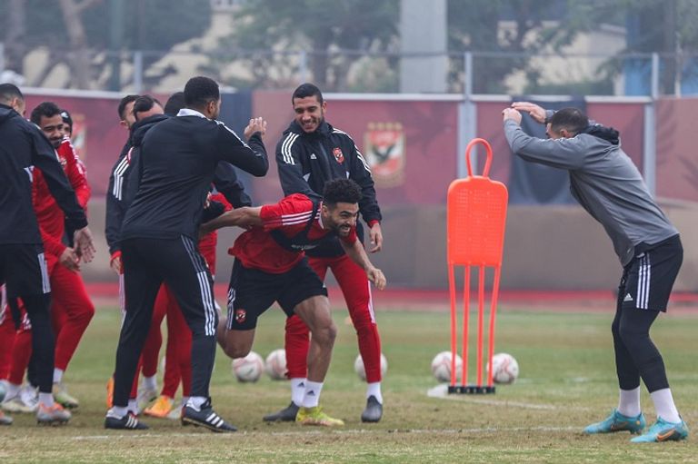 كريستو من تدريبات الأهلي