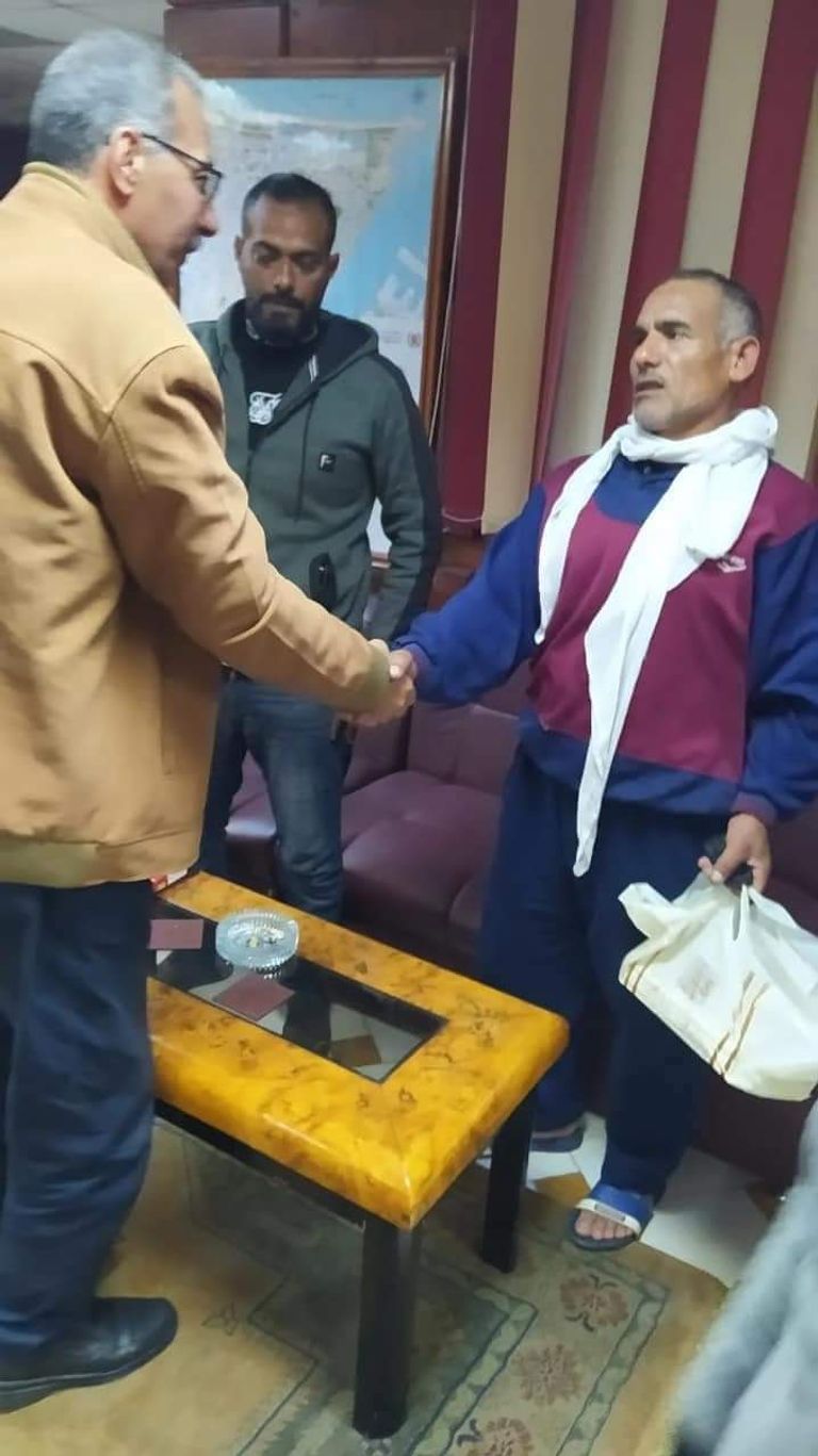 لقطة من فيديو إهانة جامع البلاستيك في مصر