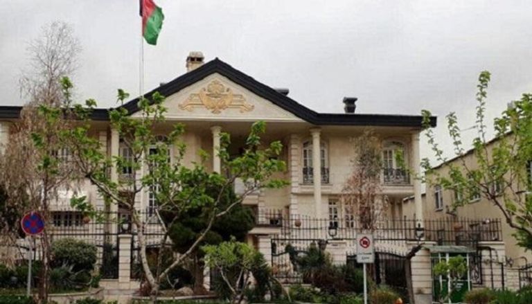 مقر السفارة الأفغانية في طهران