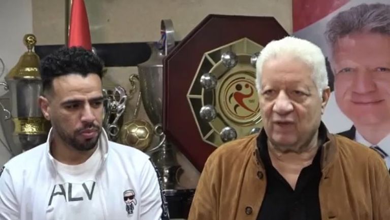 مرتضى منصور وحازم إمام مرتضى منصور ومحمود شيكابالا