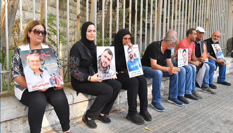 أهالي ضحايا تفجير مرفأ بيروت -أرشيفية