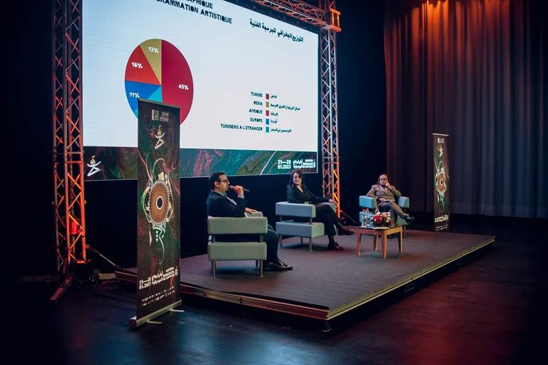 درصاف الحمداني مديرة أيام قرطاج الموسيقية