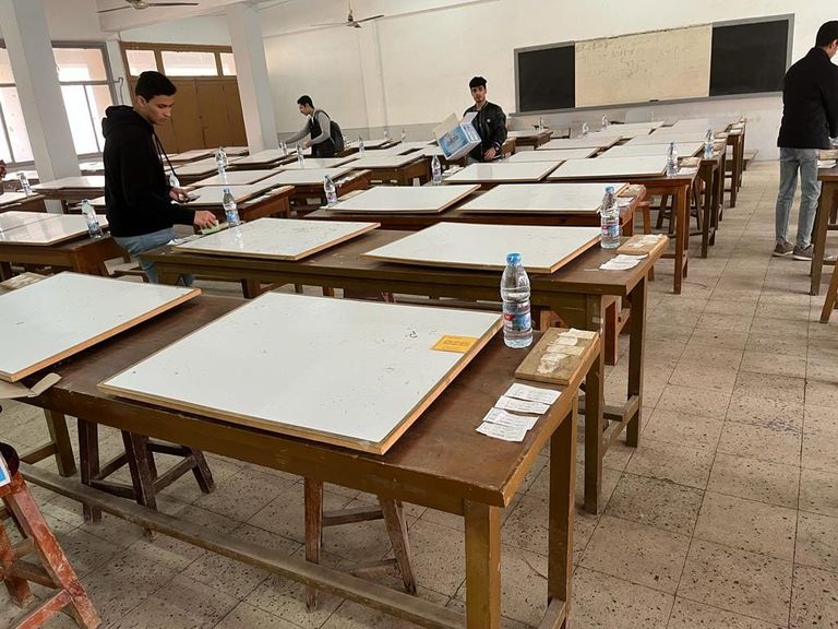 إحدى الرسائل التحفيزية للطلاب