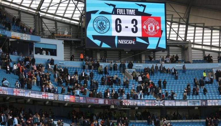 معلق مباراة مانشستر يونايتد ومانشستر سيتي
