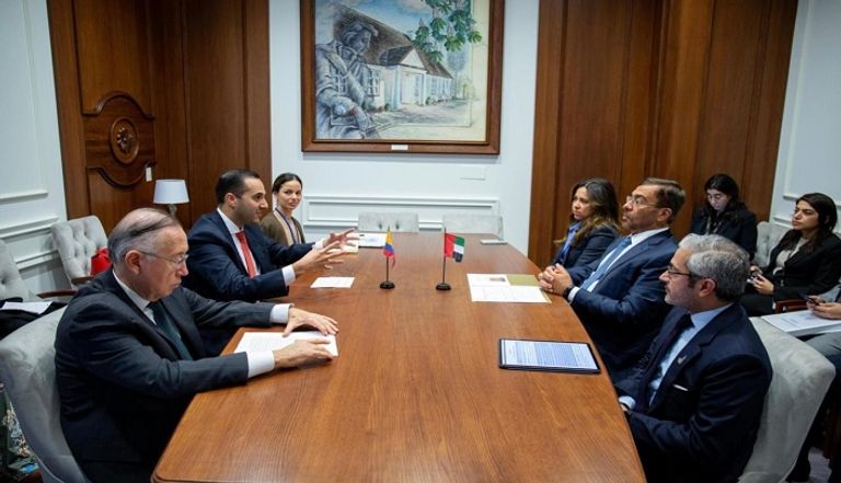 جانب من لقاء أحمد الصايغ ويوشيماسا هاياشي