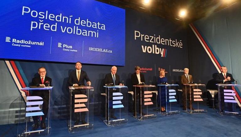 مناظرة بين بعض مرشحي الرئاسة في التشيك