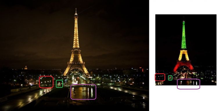 برج إيفل في العاصمة الفرنسية باريس 