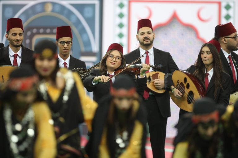 حفل افتتاح أمم أفريقيا للمحليين