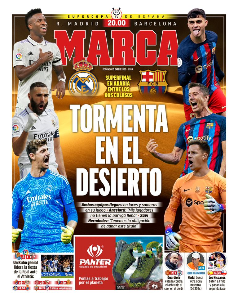 ماركا ريال مدريد وبرشلونة