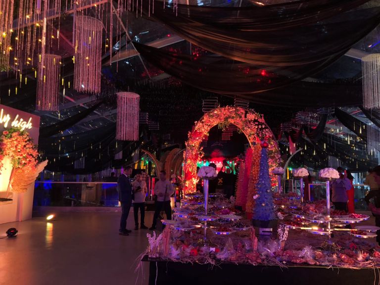 جانب من حفل الزفاف الهندي في شرم الشيخ