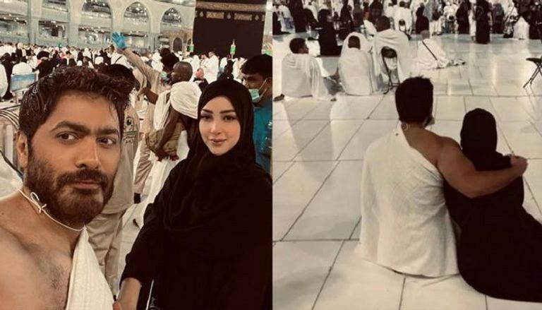 نهاد أبوالقمصان أمام الكعبة بالتريبون