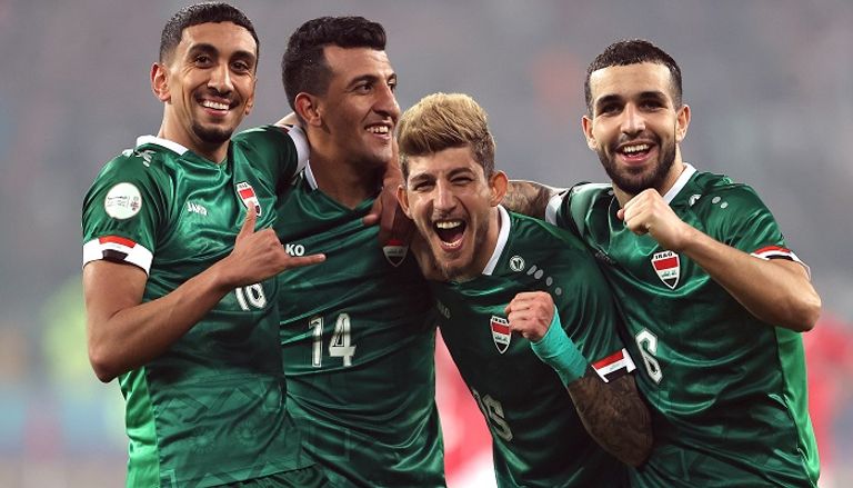 منتخب العراق في خليجي 25 من مباراة العراق وقطر في خليجي 25