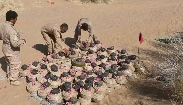 عمليات نزع ألغام في اليمن - أرشيفية