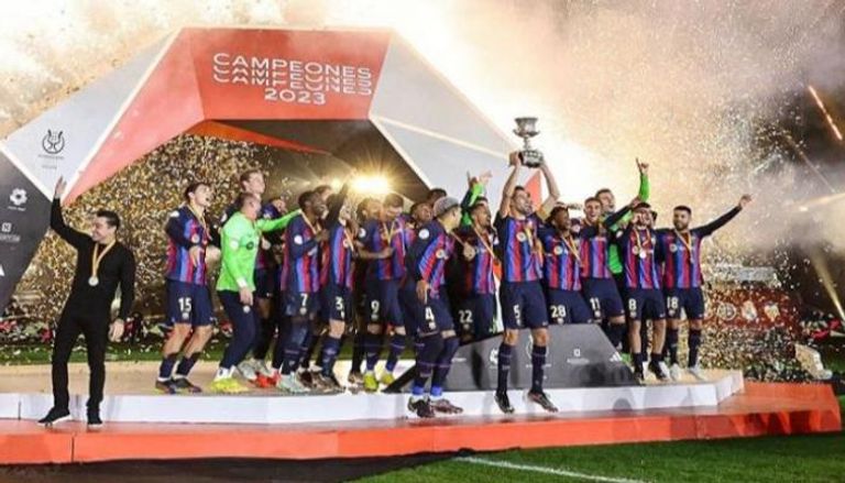 نادي برشلونة بطل كأس السوبر الإسباني