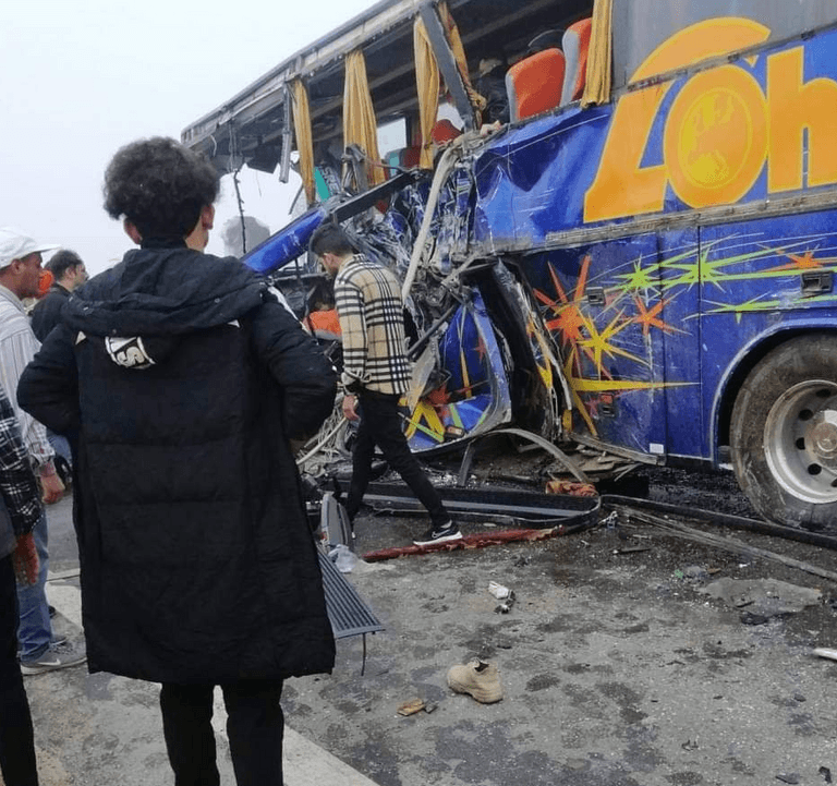 آثار الحادث