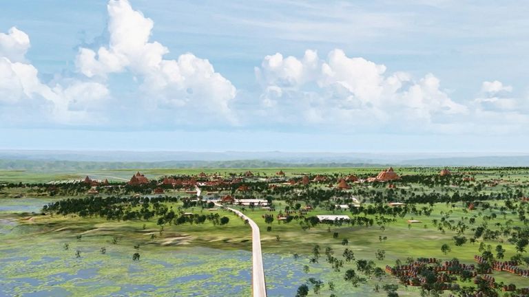 مسح جديد يكشف عن مدن و