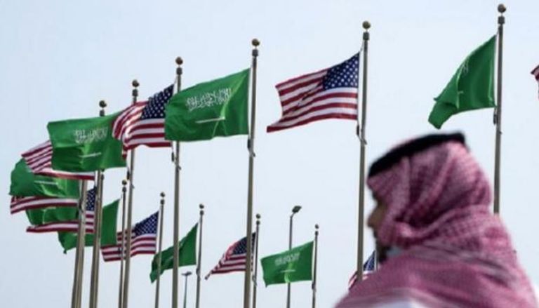 أعلام السعودية والولايات المتحدة الأمريكية