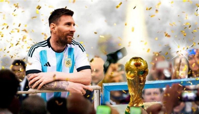 ليونيل ميسي بطل كأس العالم