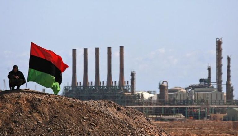 أحد حقول الغاز في ليبيا