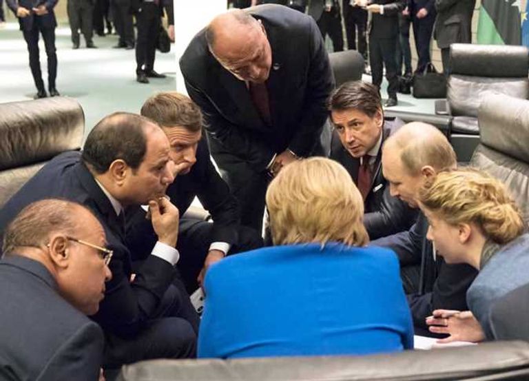 من مؤتمر برلين حول ليبيا مؤتمر برلين حول ليبيا - أرشيفية