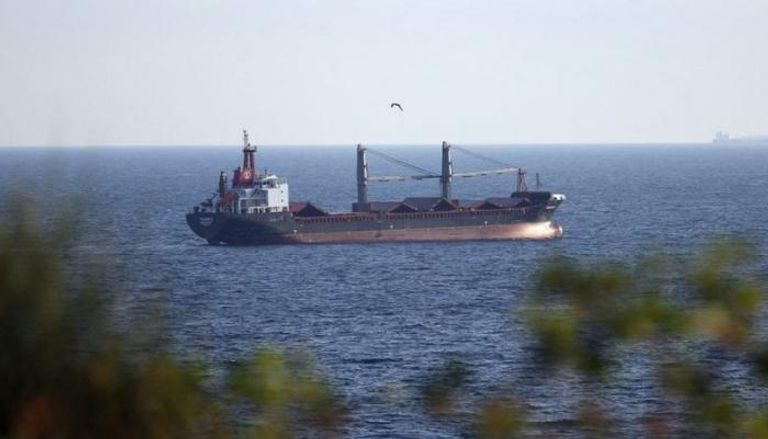 سفينة تحمل حبوب أوكرانية في انتظار عمليات التفتيش