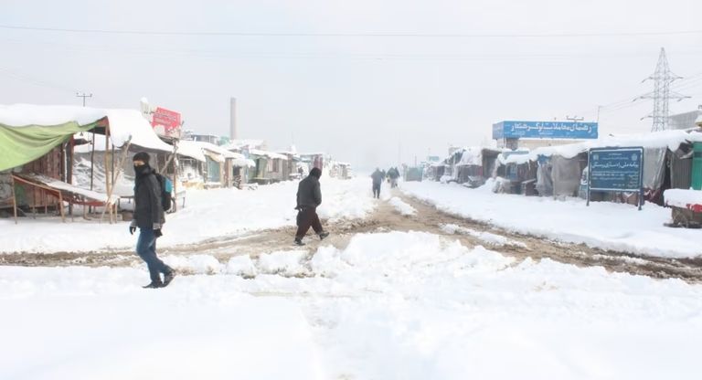 ثلوج في أفغانستان