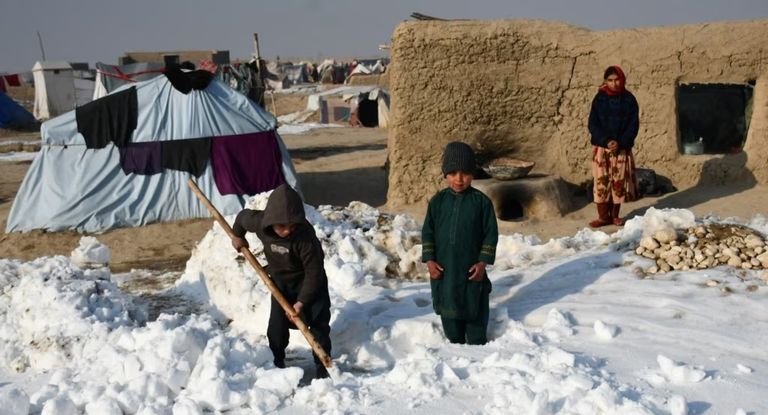 ثلوج في أفغانستان
