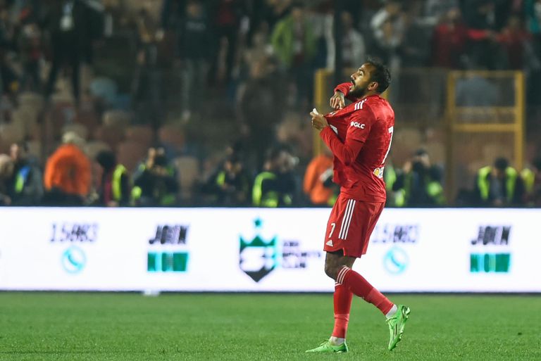 محمود كهربا جانب من مباراة الأهلي والزمالك