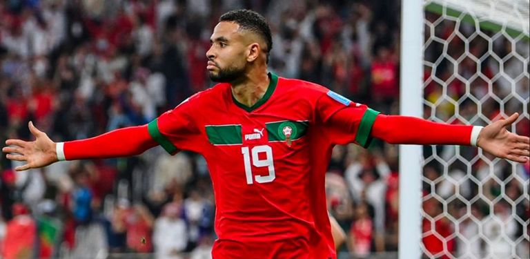 يوسف النصيري منتخب المغرب - كأس العالم 2022