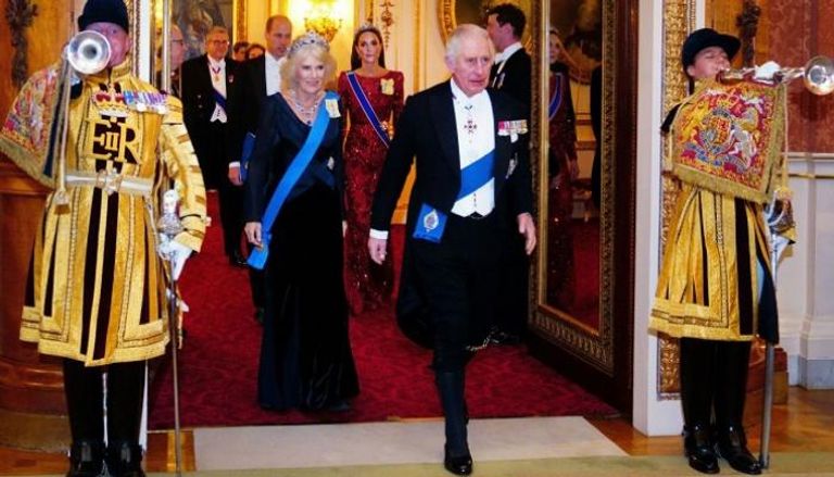 الملك تشارلز الثالث والملكة يحضران حفل استقبال في قصر باكنغهام 