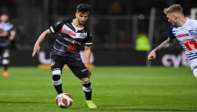 محمد الأمين عمورة لاعب لوجانو السويسري