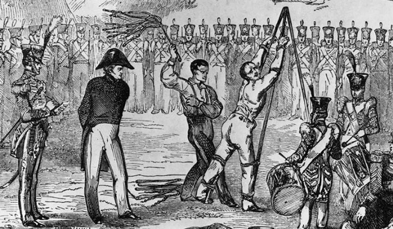 إحدى العقوبات التي كان يجري إنزالها بحق المجرمين