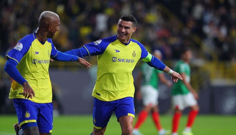 كريستيانو رونالدو في مباراة النصر والاتفاق