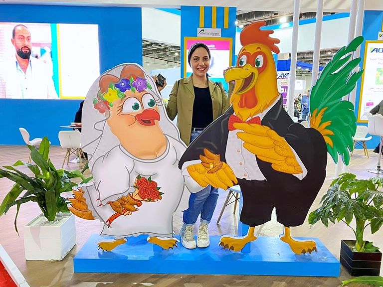 الرسامة المصرية هديل علاء الدين