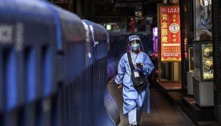 فحوصات كورونا في الصين- أرشيفية