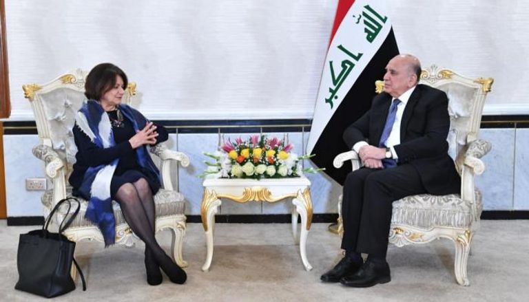 وزير الخارجية العراقي وروزماري دي كارلو