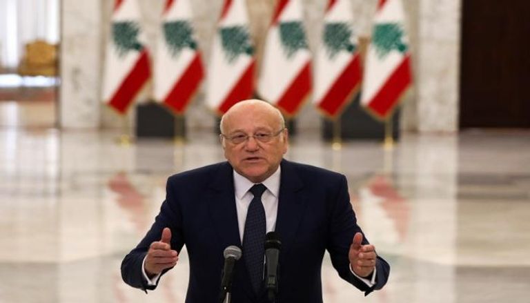 رئيس حكومة تصريف الأعمال اللبنانية نجيب ميقاتي 