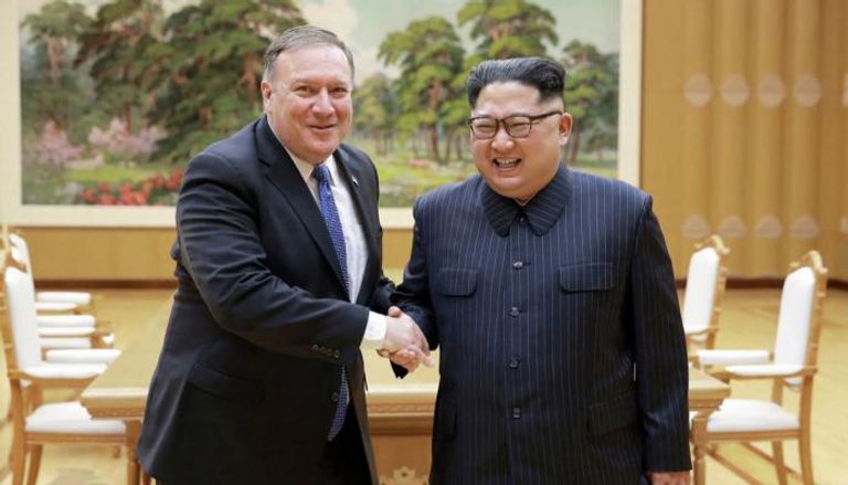 زعيم كوريا الشمالية وبومبيو