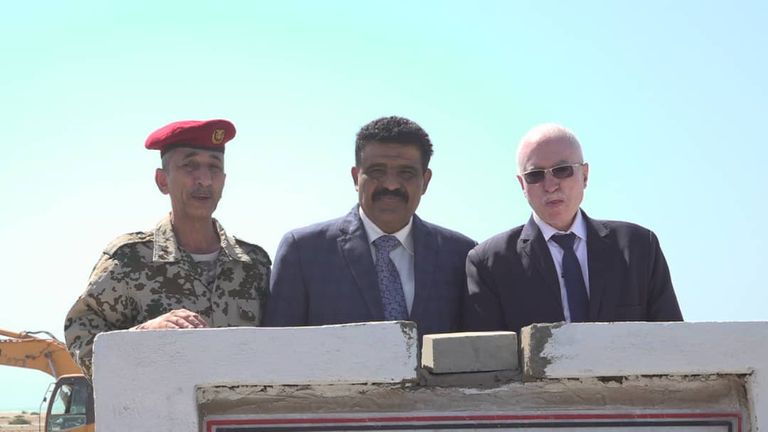 المرحلة الثالثة من مشروع مطار المخا الدولي تدشين المرحلة الثالثة من مشروع مطار المخا الدولي